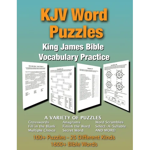 KJV Word Puzzles: King James Bible Vocabulary Practice