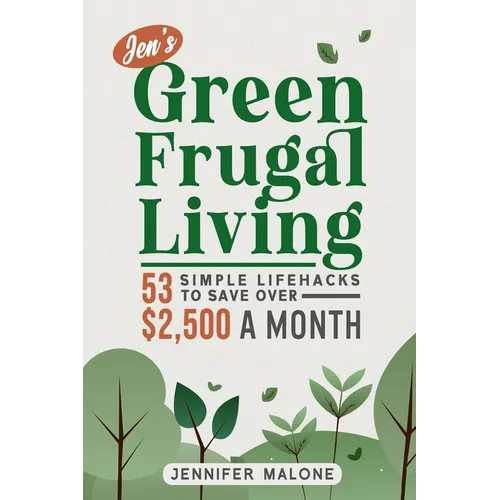 Jen's Green Frugal Living: 53 Simple Lifehacks to Save Over $2,500 A Month - Paperback