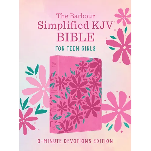 The Barbour Simplified KJV Bible for Teen Girls--3-Minute Devotions Edition - Imitation Leather
