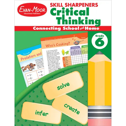 Skill Sharpeners: Critical Thinking Grade 6 - Paperback