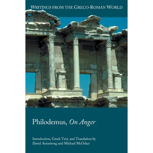 Philodemus, On Anger - Paperback