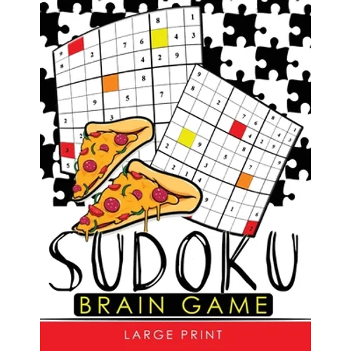 Sudoku Brain Game Large Print: Easy, Medium to Hard Level Puzzles for Adult Sulution inside - Paperback
