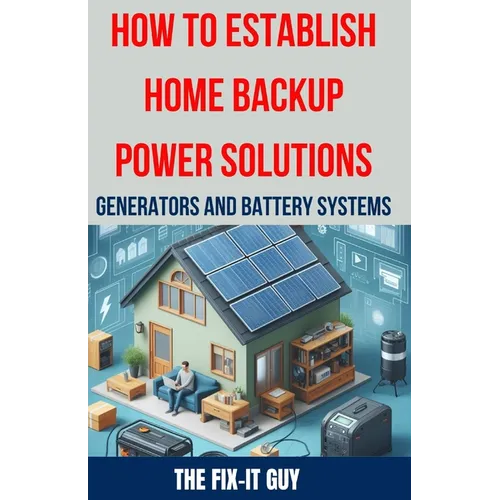 How to Establish Home Backup Power Solutions - Generators and Battery Systems: The Ultimate Guide to Choosing, Installing, and Maintaining Home Backup - Paperback