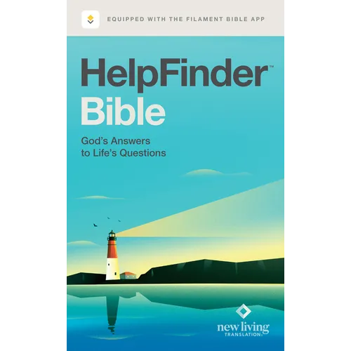 Helpfinder Bible Nlt, Filament Enabled (Hardcover, Red Letter) - Hardcover