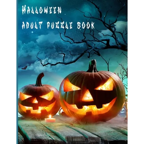 Halloween Adult Puzzle Book - Paperback