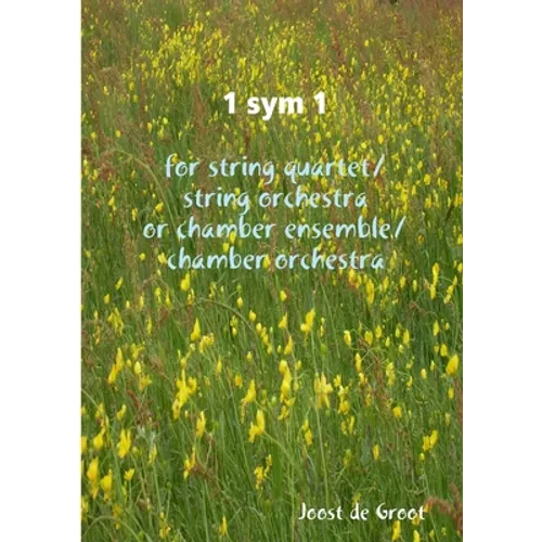 1 sym 1 for string quartet/string orchestra or chamber ensemble/chamber orchestra - Paperback