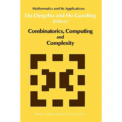 Combinatorics, Computing and Complexity - Hardcover