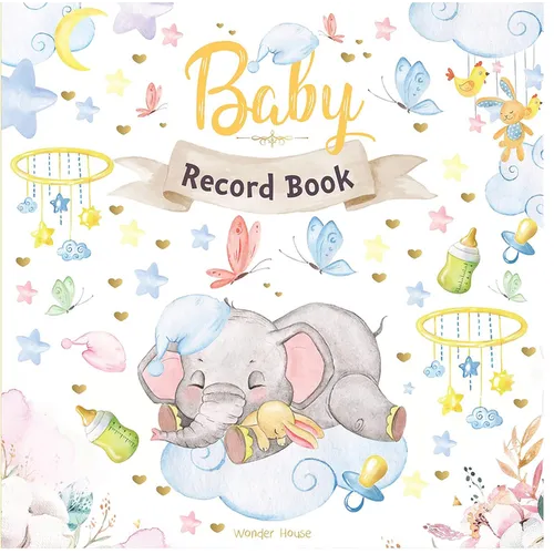 Baby Record Book: Newborn Journal for Boys and Girls to Cherish Memories and Milestones (Ideal Gift for Expecting Parents and Baby Shower) - Hardcover