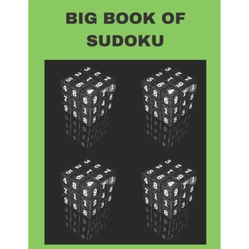 Big Book of Sudoku: Medium to Hard, Huge Bargain Collection, Collection of 1000 Puzzles and Solutions, Easy to Hard Puzzles for Adults - Paperback