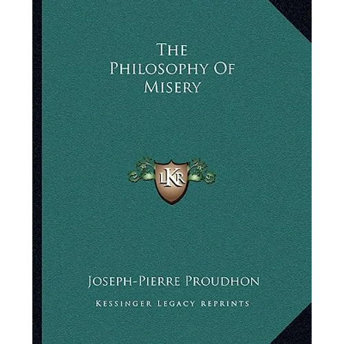 The Philosophy Of Misery - Paperback