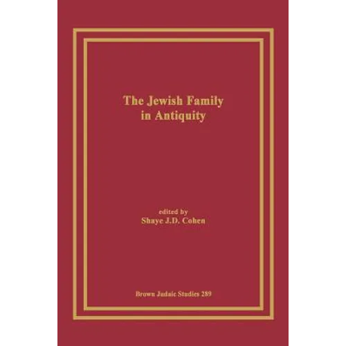 The Jewish Family in Antiquity - Paperback