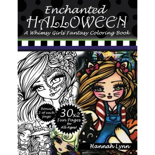 Enchanted Halloween: A Whimsy Girls Fantasy Coloring Book - Paperback
