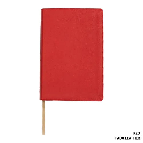Legacy Standard Bible, Handy Size Paste-Down Red Faux Leather Red Letter - Imitation Leather