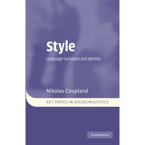 Style: Language Variation and Identity - Paperback