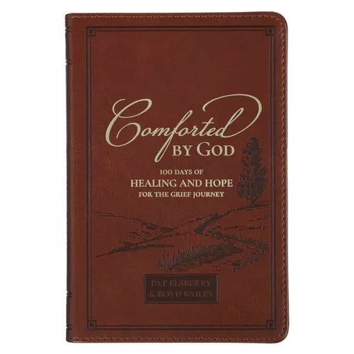 Devotional Comforted by God Faux Leather - Leather