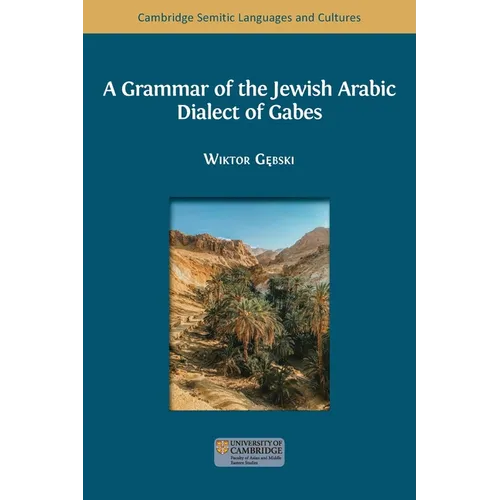 A Grammar of the Jewish Arabic Dialect of Gabes - Paperback