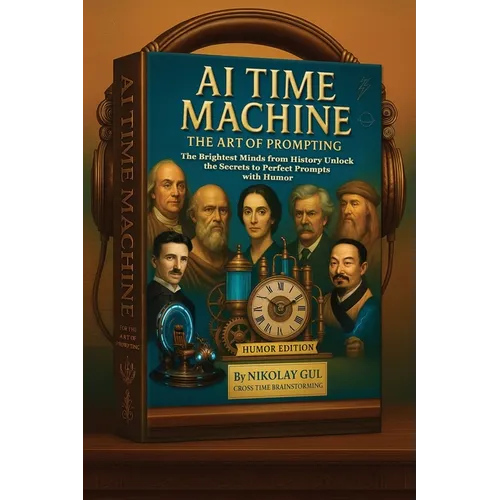 AI Time Machine - The Art of Prompting: The Brightest Minds from History Unlock the Secrets to Perfect Prompts with Humor - Paperback