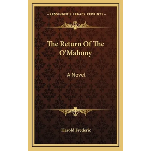 The Return Of The O'Mahony - Hardcover