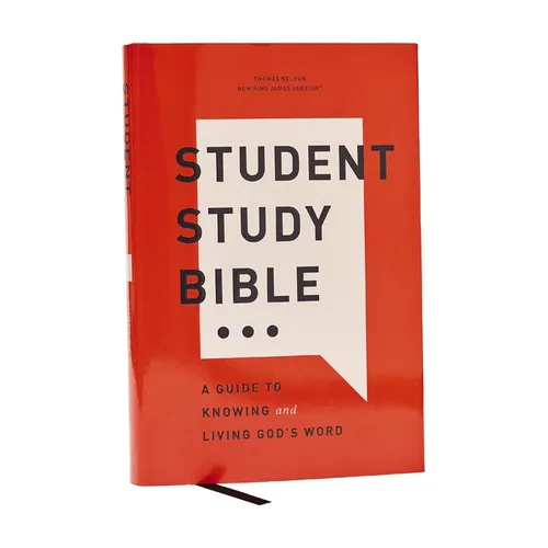 Student Study Bible: A Guide to Knowing and Living God's Word (Nkjv, Hardcover, Red Letter, Comfort Print)