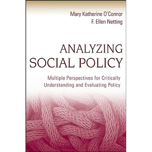Analyzing Social Policy - Paperback