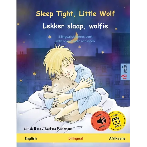 Sleep Tight, Little Wolf - Lekker slaap, wolfie (English - Afrikaans): Bilingual children's book, with online audio - Paperback