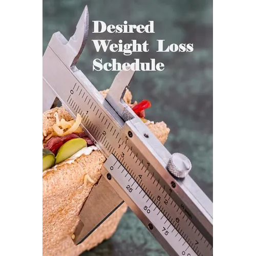 Desired Weight Loss Schedule: Not sure how many calories you should eat to achieve your desired weight loss? Use this accessible calorie amortizatio - Paperback