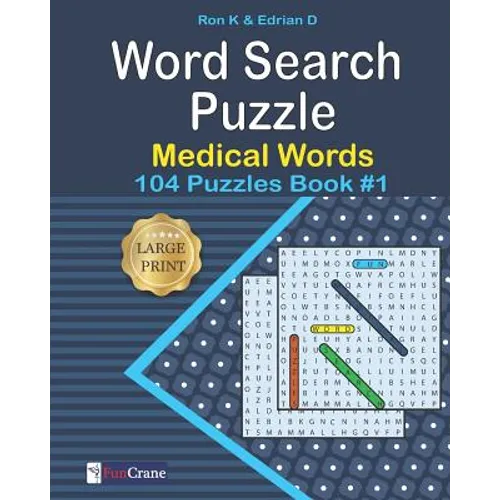 Word Search Puzzle: Medical words: 104 Puzzles - Paperback