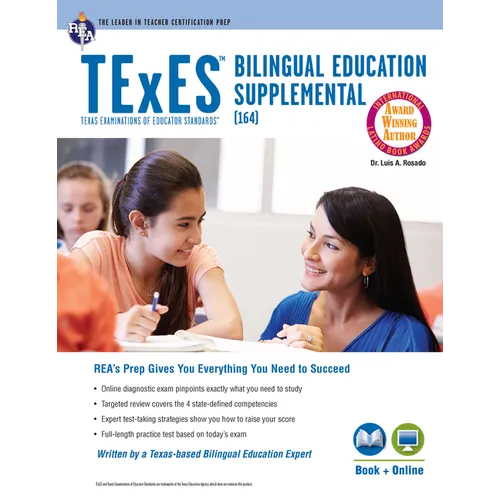 TExES Bilingual Education Supplemental (164) Book + Online