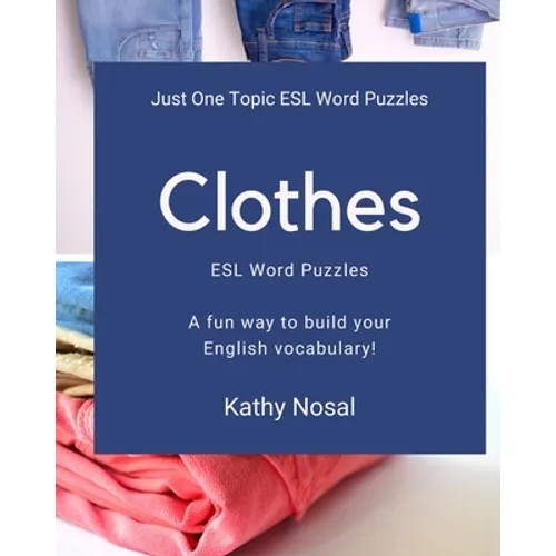Clothes ESL Word Puzzles - Paperback