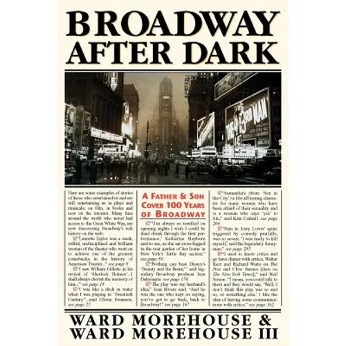 Broadway After Dark: A Father and Son Cover 100 Years of Broadway - Paperback