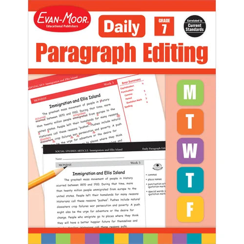 Daily Paragraph Editing Grade 7 Te - Paperback