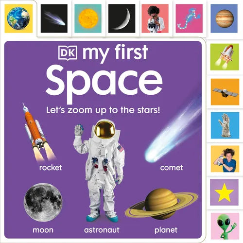 My First Space: Let's Zoom Up to the Stars! - Board Book