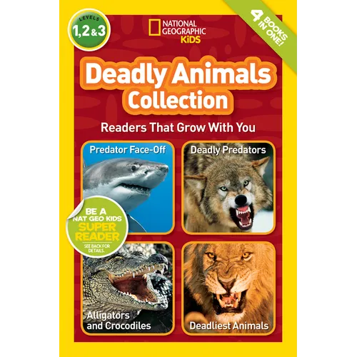 Deadly Animals Collection (National Geographic Kids Readers, Levels 1, 2, & 3): Readers That Grow with You - Paperback