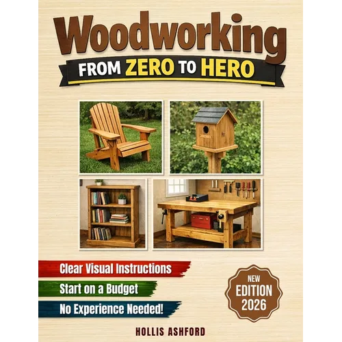 Woodworking from Zero to Hero: The Only Step-by-Step Guide You'll Ever Need to Master Essential Skills, Boost Your Confidence from Day One, and Quickl - Paperback