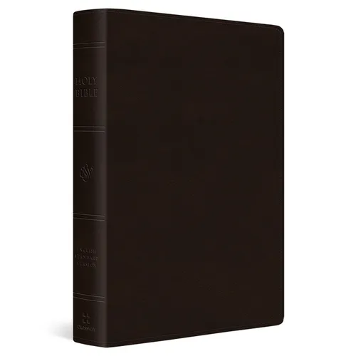 ESV Large Print Value Personal Size Bible (Trutone, Deep Brown) - Imitation Leather