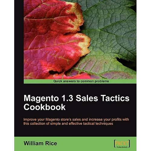 Magento 1.3 Sales Tactics Cookbook - Paperback