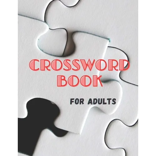 Crossword for adults: crossword book - Paperback