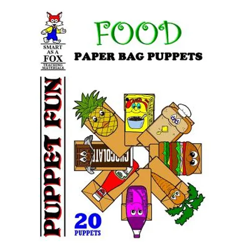 Food Paper Bag Puppets - Paperback