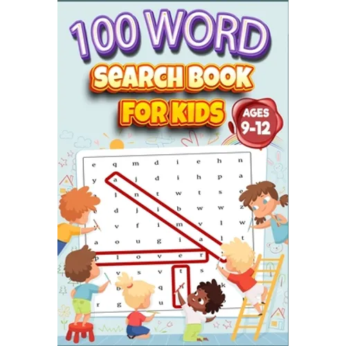 100 Word Search Book for Kids ages 9-12 - Paperback