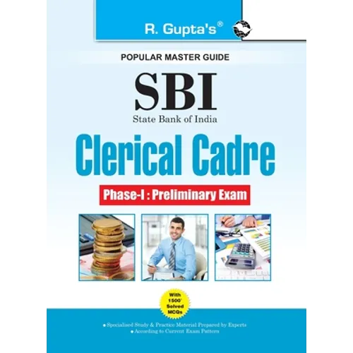 Sbi: Clerical Cadre (Junior Associates) Phase-I Preliminary Exam Guide (Big Size) - Paperback