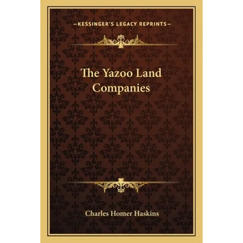 The Yazoo Land Companies - Paperback