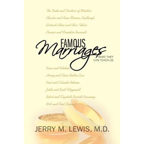 Famous Marriages: What They Can Teach Us - Paperback