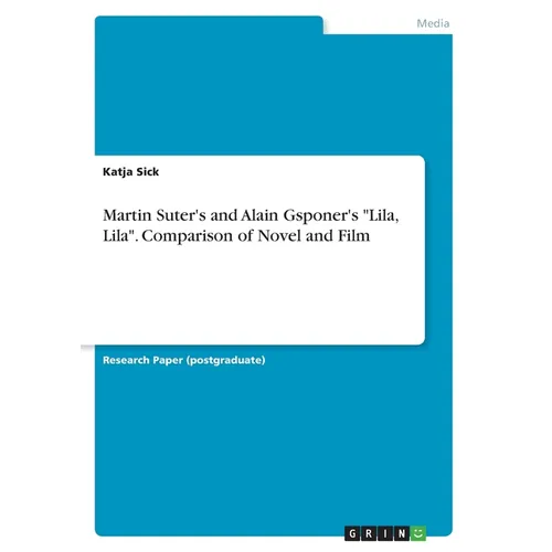 Martin Suter's and Alain Gsponer's 