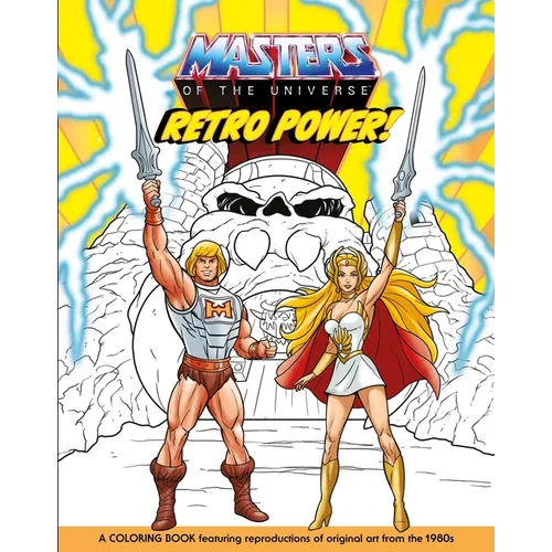 Masters of the Universe: Retro Power! Coloring Book - Paperback