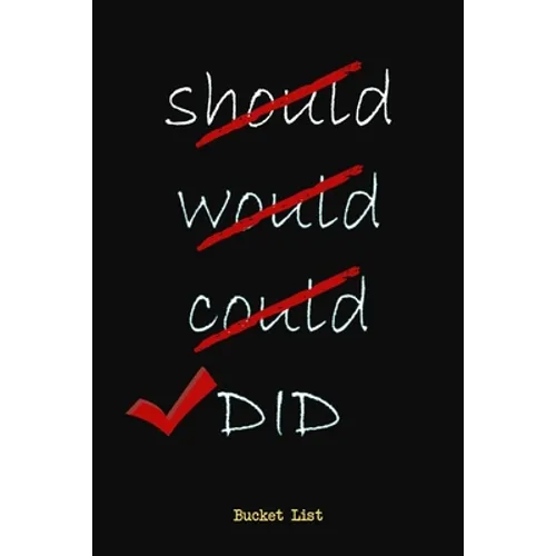Bucket List: Should Would Could Did Couples Travel Bucket List - Paperback