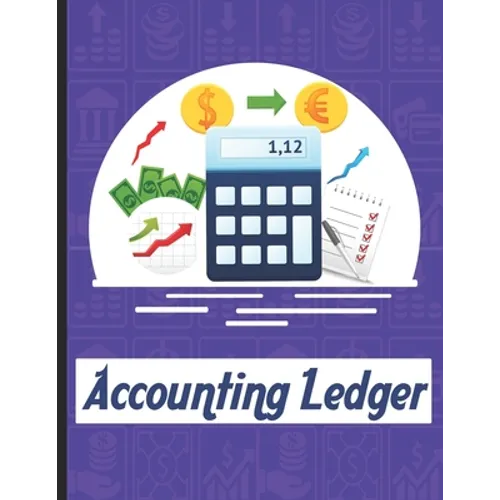 accounting ledgers for bookkeeping: Accounting General Ledge, sustained and long lasting tracking and record keeping Size:8.5