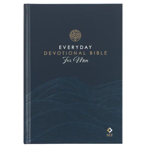 NLT Holy Bible Everyday Devotional Bible for Men New Living Translation - Hardcover