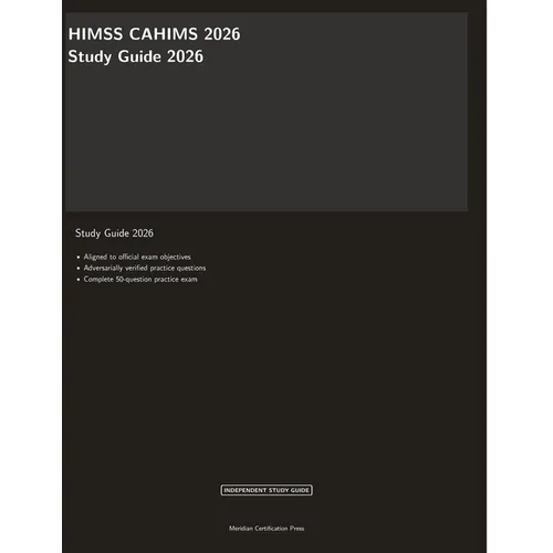 HIMSS CAHIMS 2026 Study Guide - Paperback