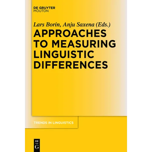 Approaches to Measuring Linguistic Differences - Paperback