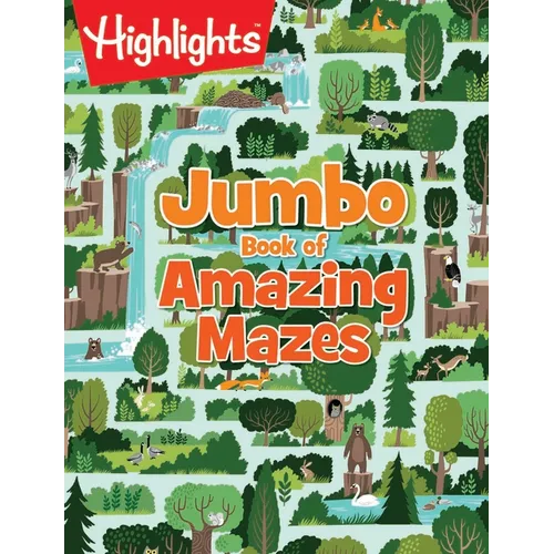 Jumbo Book of Amazing Mazes: Maze Puzzle Book for Kids Packed with Over 175 Puzzles, Code-Word Mazes, Quiz Mazes and Logic Games for Kids 6 and Up - Paperback